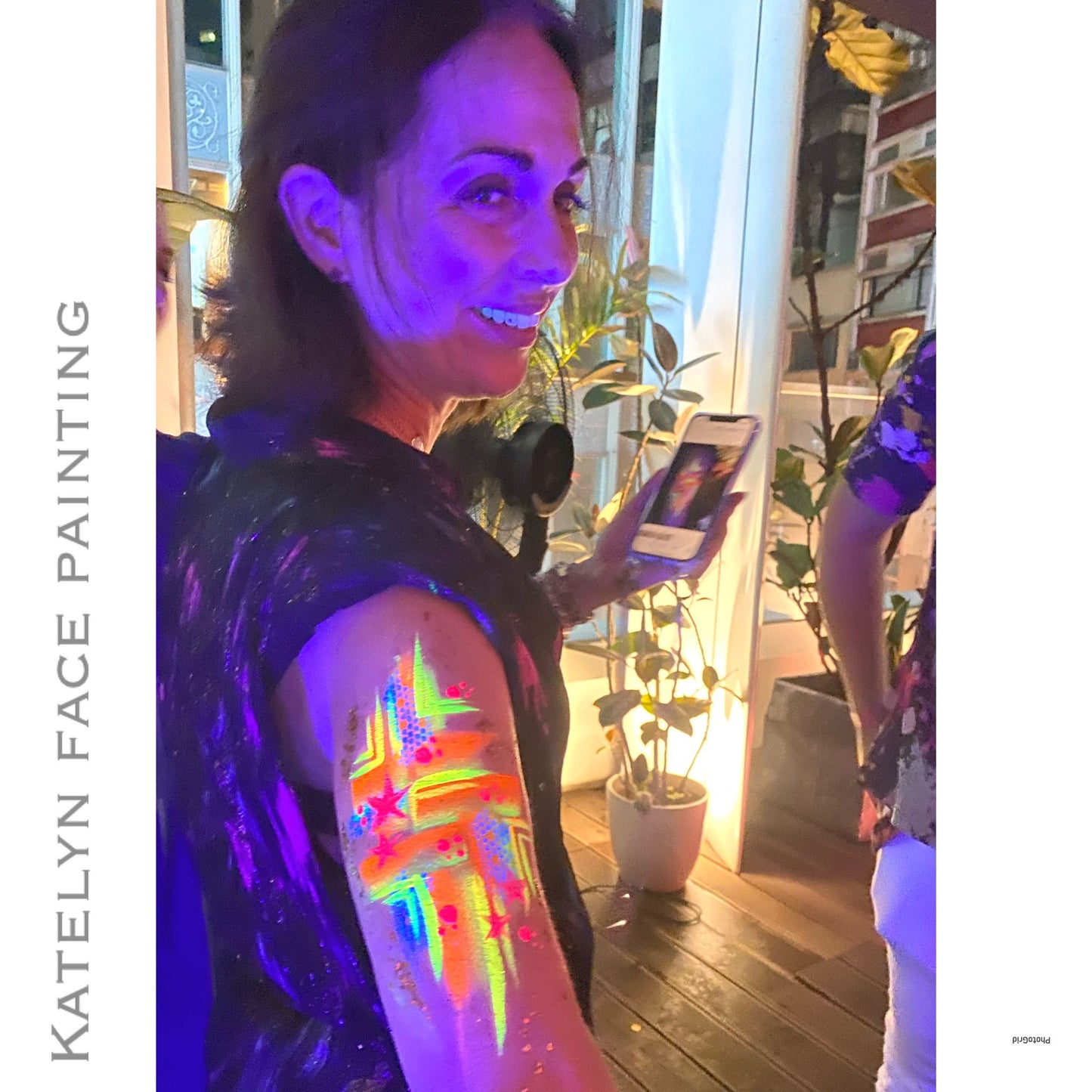 UV Face Painting